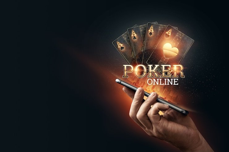 Pemain bermain Texas Poker di meja live-dealer arknights dengan fokus dan strategi